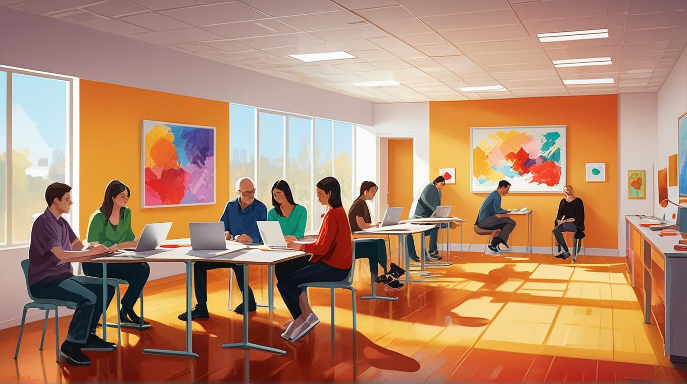 иллюстрация к статье "Современные центры обучения: путь к новым профессиям и личному росту"