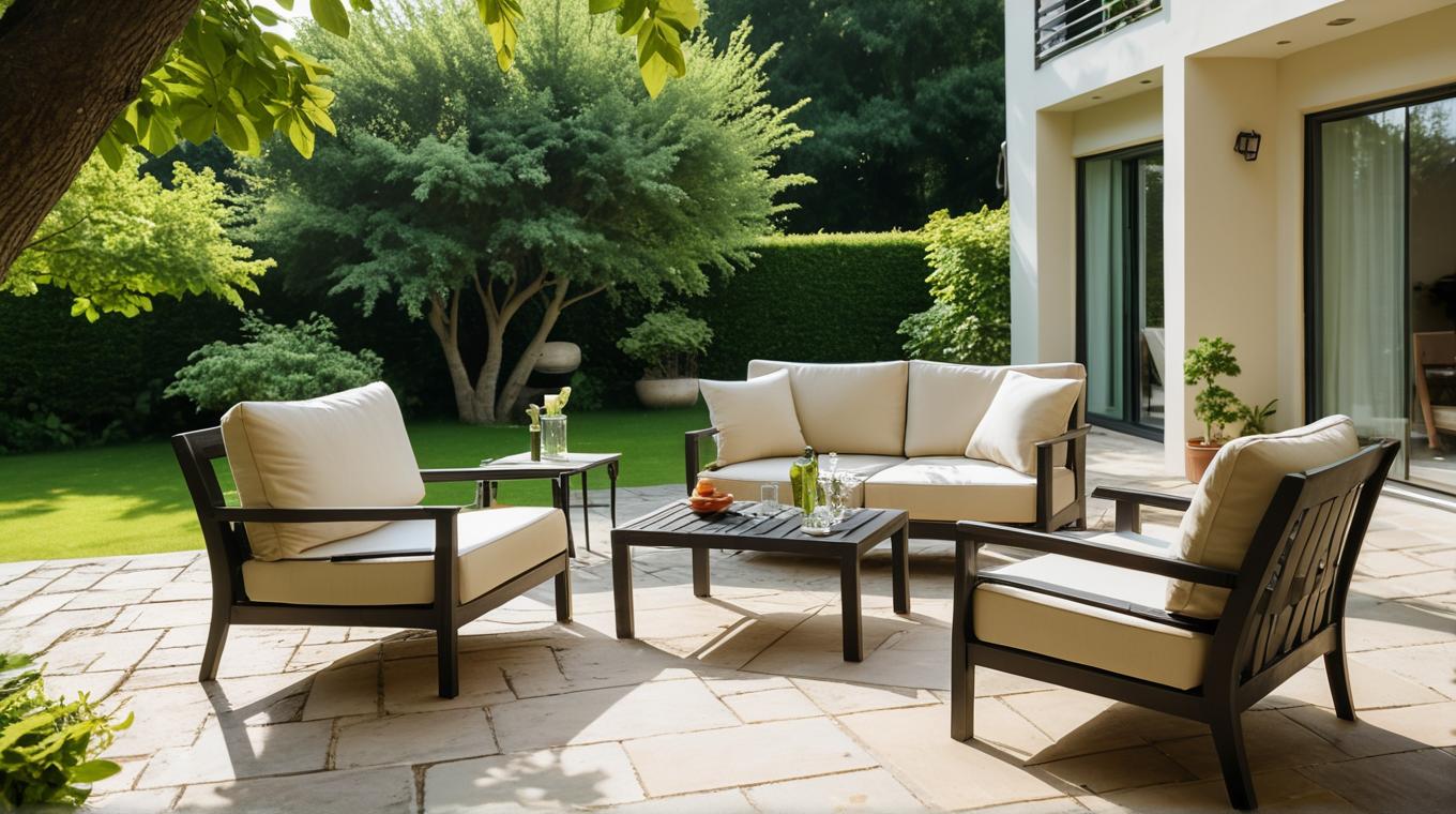 иллюстрация к статье "Как выбрать идеальную садовую мебель: стиль и комфорт для вашего участка"