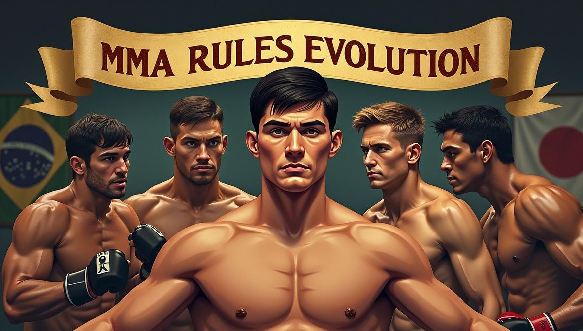 иллюстрация к статье "История становления правил смешанных единоборств"