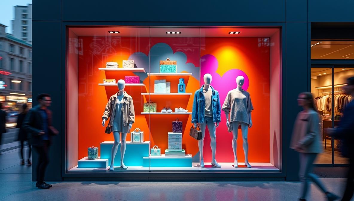 иллюстрация к статье "Не витрина, а инструмент продаж: Как широкоформатная печать увеличивает проходимость и выручку вашей точки в Москве"