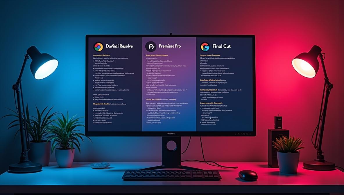 С какого редактора начать? Сравнение DaVinci Resolve, Adobe Premiere Pro и Final Cut Pro для новичков