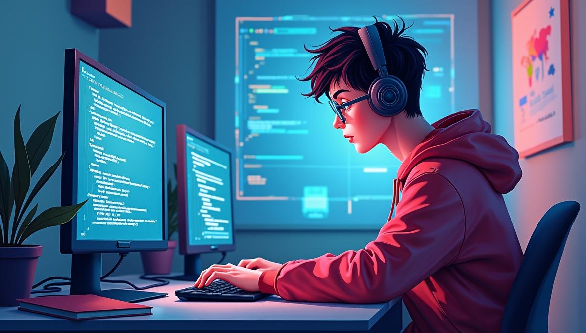 иллюстрация к статье "С какого возраста и с чего начать? Гид по IT-направлениям для детей и подростков"