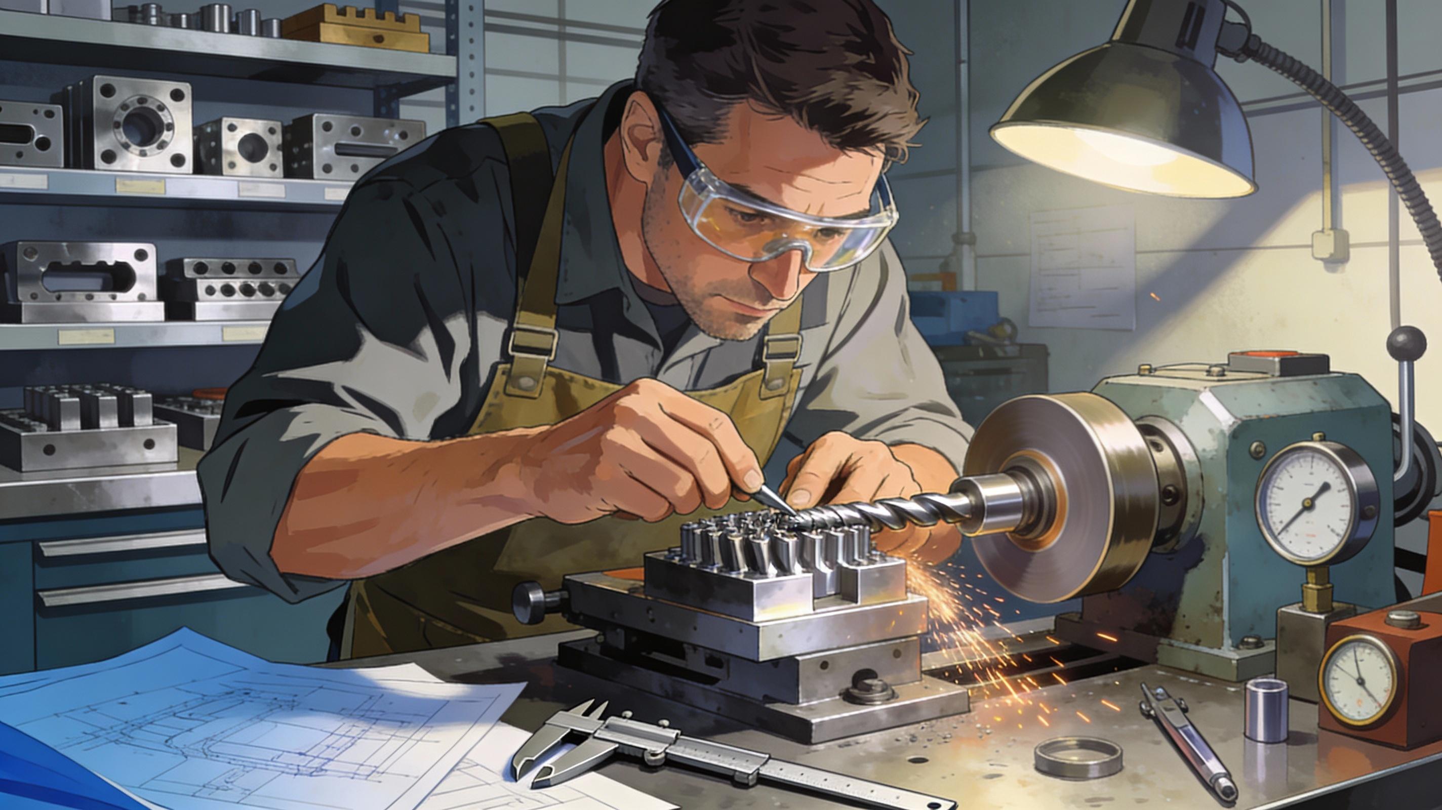 иллюстрация к статье "Профессии, в которых платят куда больше, чем кажется: слесарь-инструментальщик"