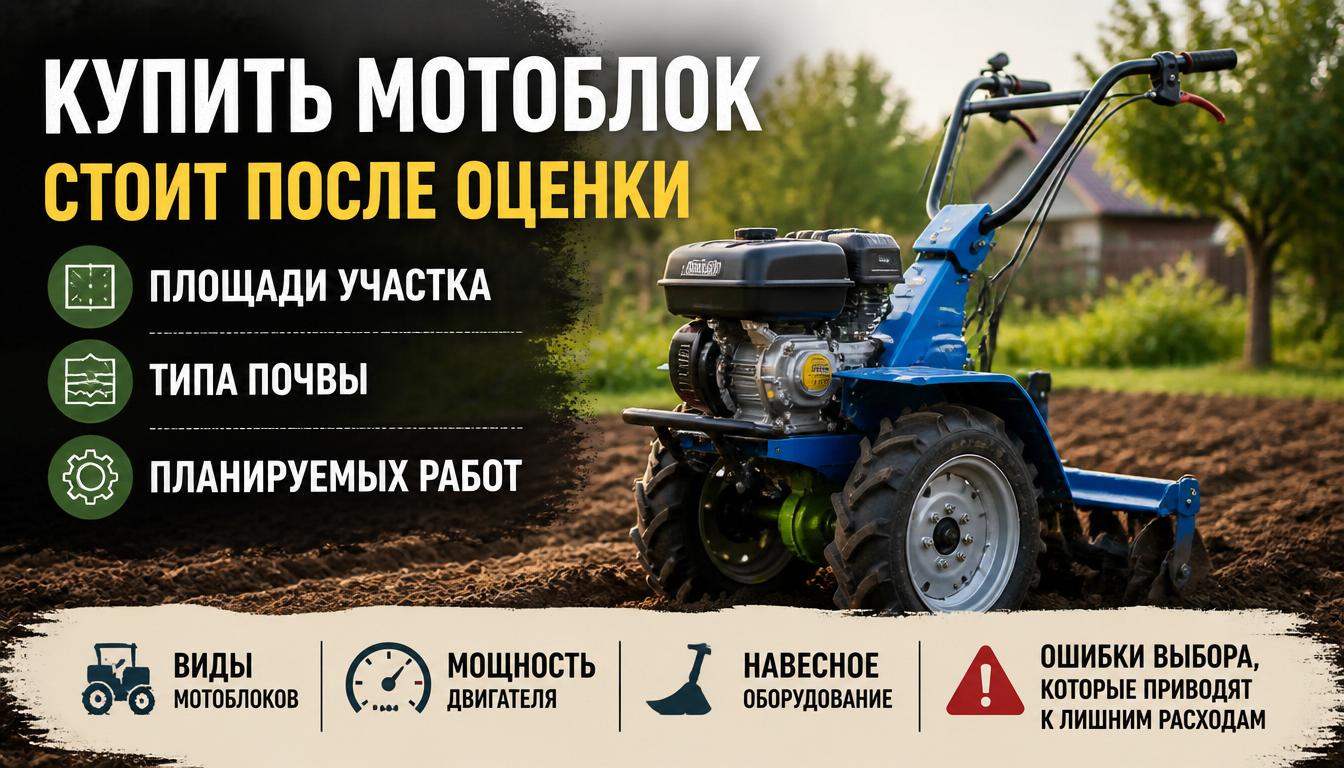 Как выбрать надежную технику для дачи и хозяйства