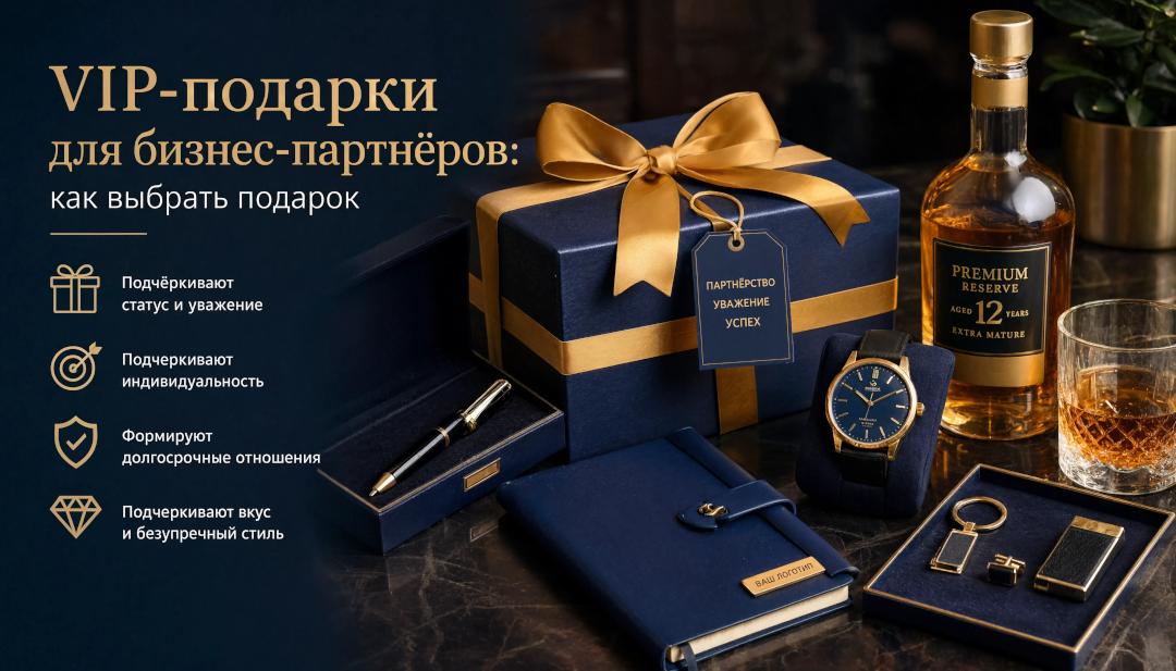 VIP-подарки для бизнес-партнеров: как выбрать подарок, который говорит больше слов