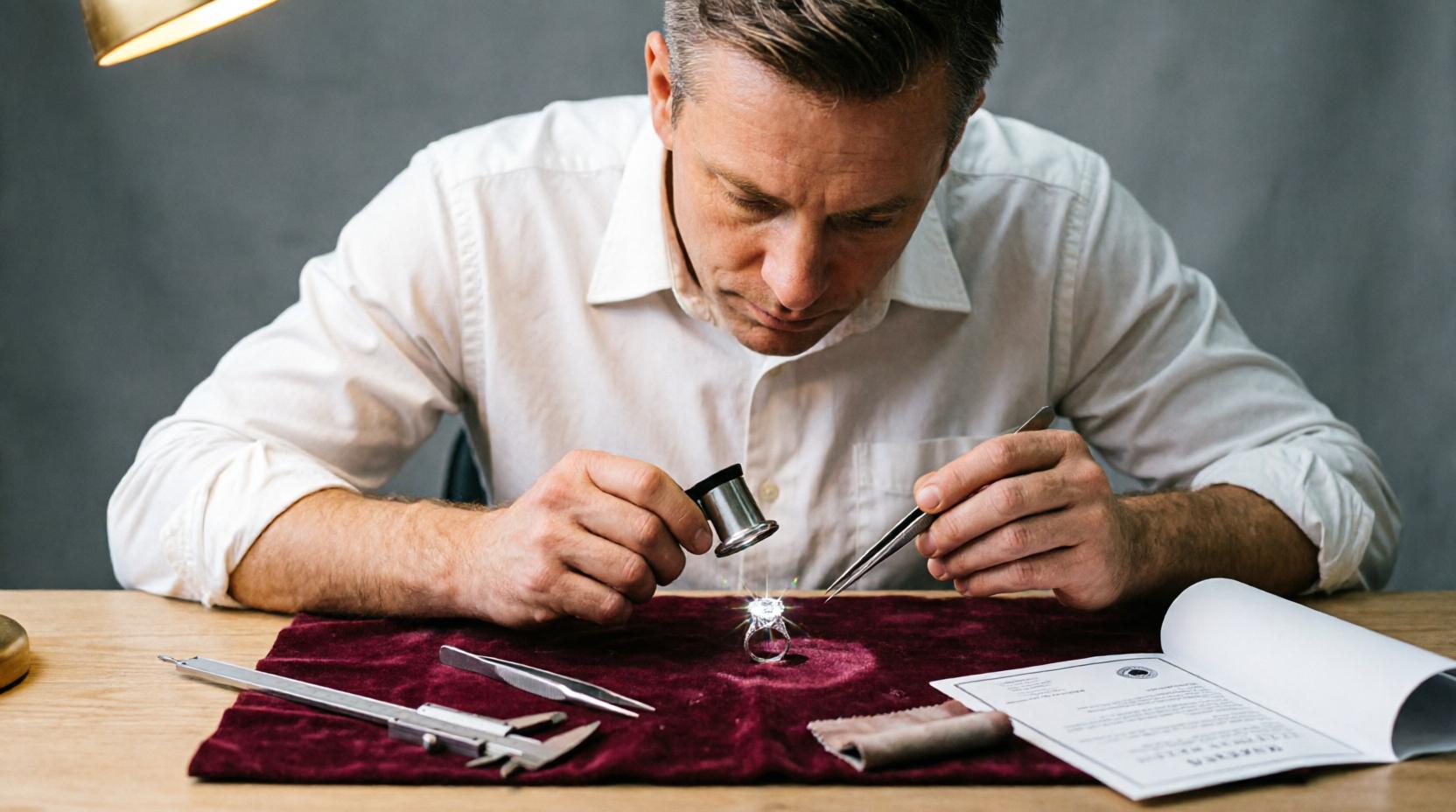 Проверка закрепок и сертификатов при покупке обручальных колец